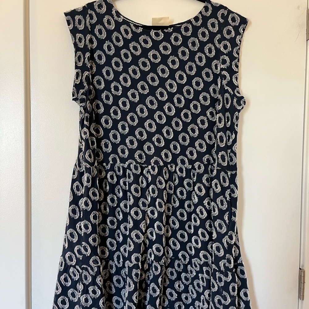 Maeve Anthropologie Lisanne Tiered Tunic Mini Dress